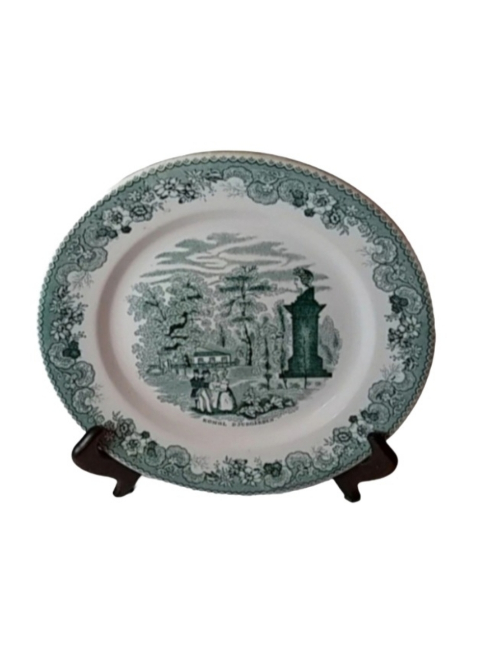 Vintage Gustavsberg Porcelain Decorative Wall Plate-KONGL DJURGARDEN